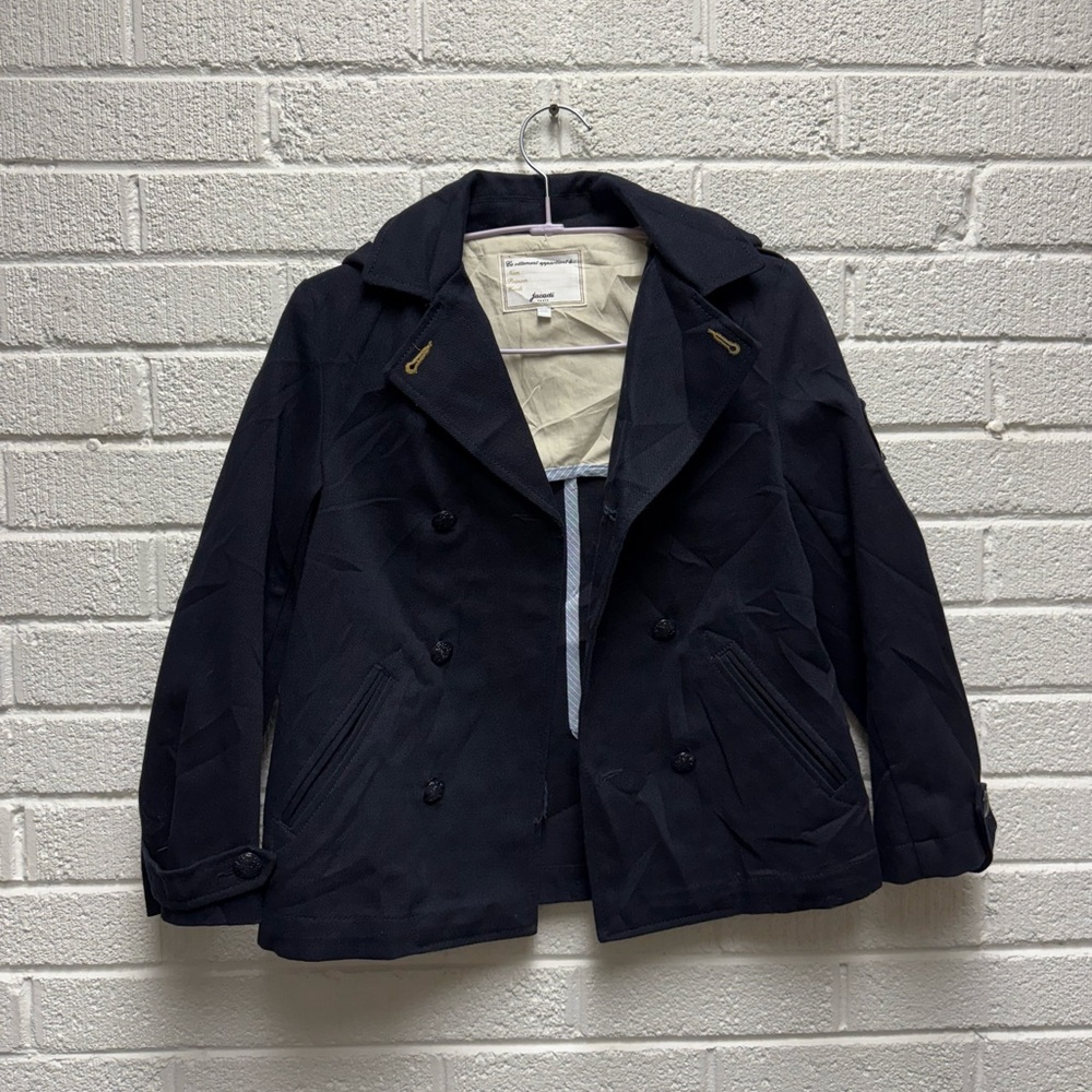 Jacadi Navy Pea Coat for Kids